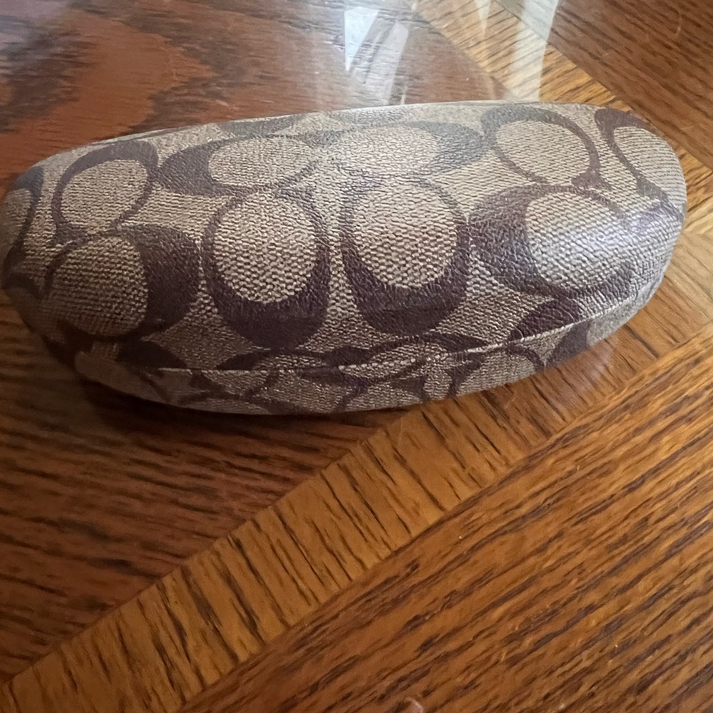 Coach Brown Sunglasses Case